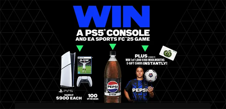 Pepsi - Win a PS5 Console + EA Sports Game!