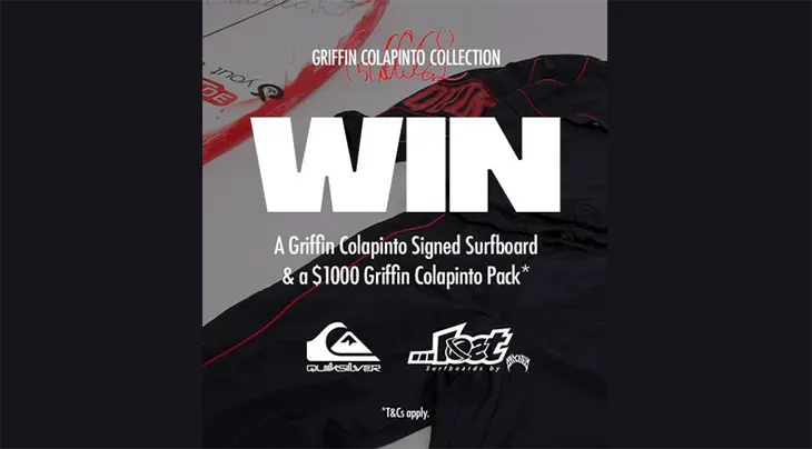 Quiksilver - Win a Griffin Colapinto signed Surfboard!