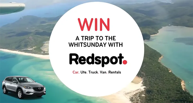 Redspot Car Rentals - Win a Whitsundays adventure!