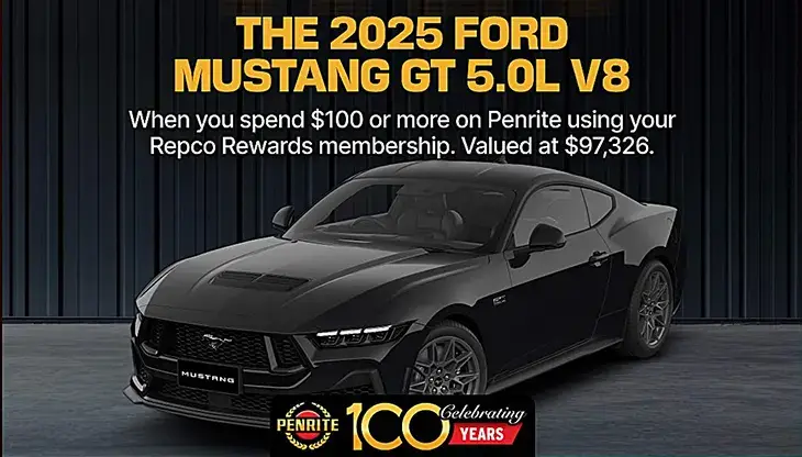 Repco Rewards - Win a Ford Mustang GT 5.0l V8!