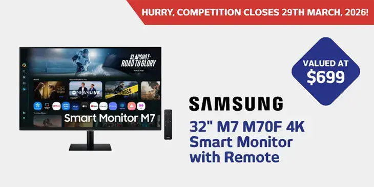Retravision - Win a Samsung 4K Smart Monitor!