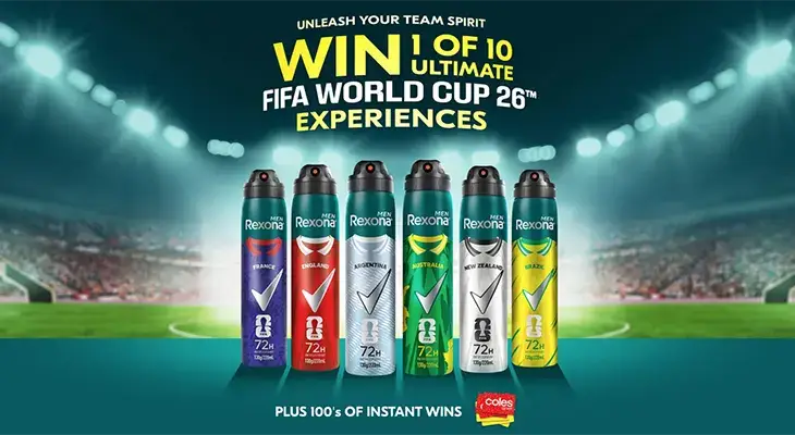Rexona - Win 1 of 10 FIFA World Cup experiences!