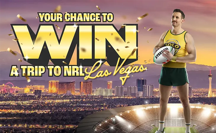 SOLO - Win a trip for 2 to NRL in Vegas