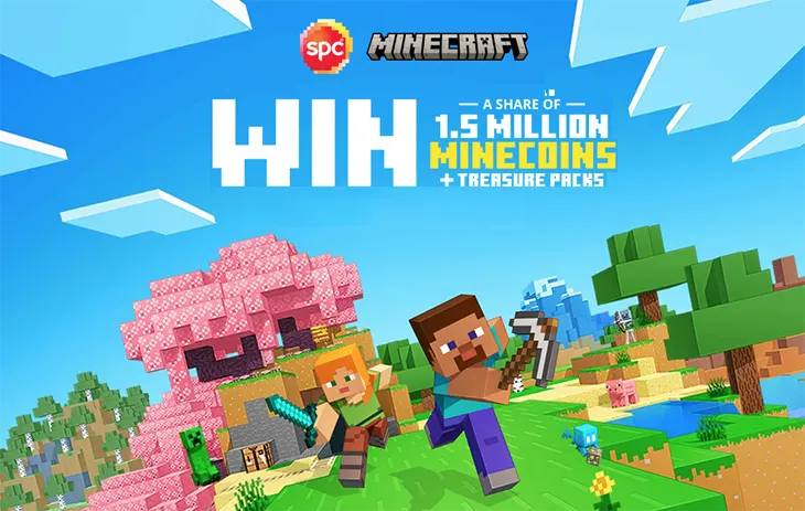 SPC Minecraft – Win Minecoins and Treasure Packs! SPC Minecraft - Win Minecoins and Treasure Packs!