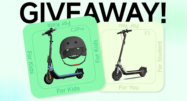 Segway - Win 1 of 2 KickScooters!