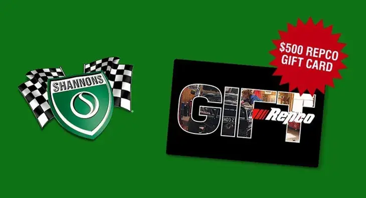 Shannons - Win 1 of 500 Repco gift cards!