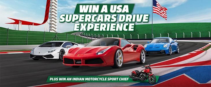 Shannons - Win a USA Supercars Drive Experience!
