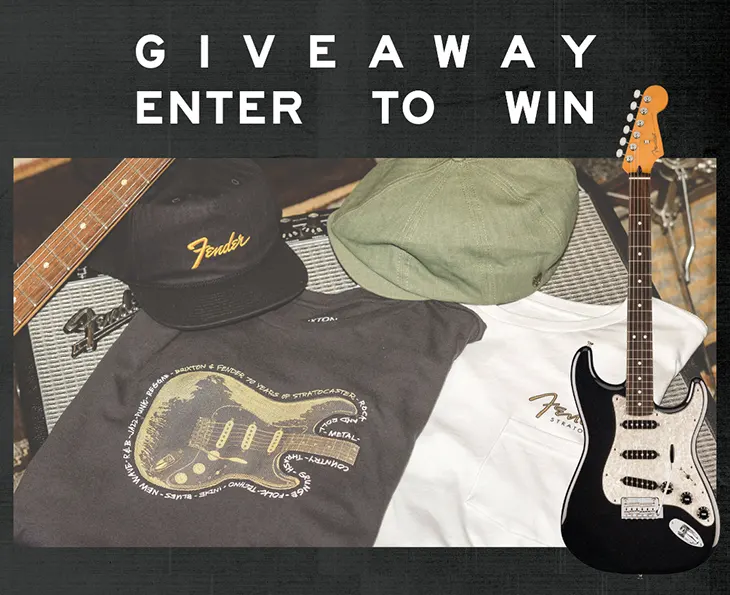 Sony Music - Win a Fender Stratocaster guitar!