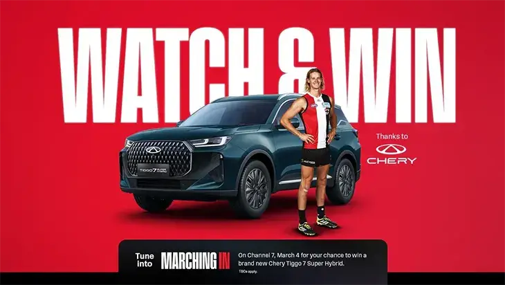 St Kilda Football Club - Win a Chery Tiggo 7 Super Hybrid!