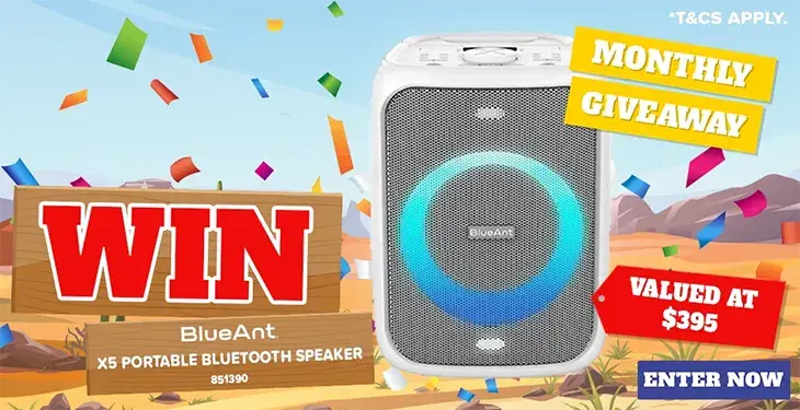 Stan Cash - Win a BlueAnt X5 Party Speaker!