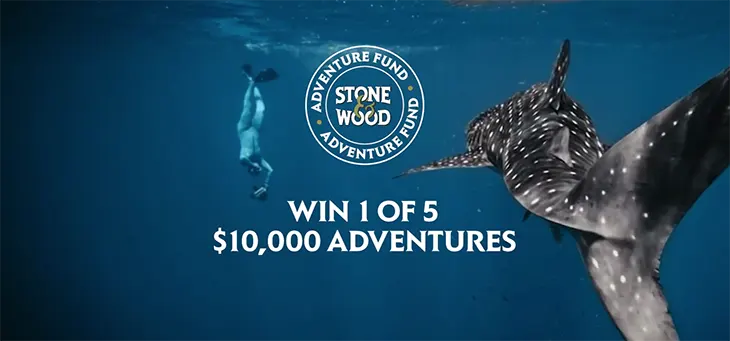 Stone & Wood - Win 1 of 5 $10K Adventure Trips!