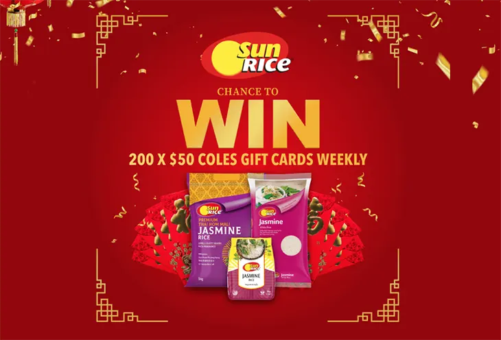 SunRice - Win 1 of 800 $50 Coles gift cards!