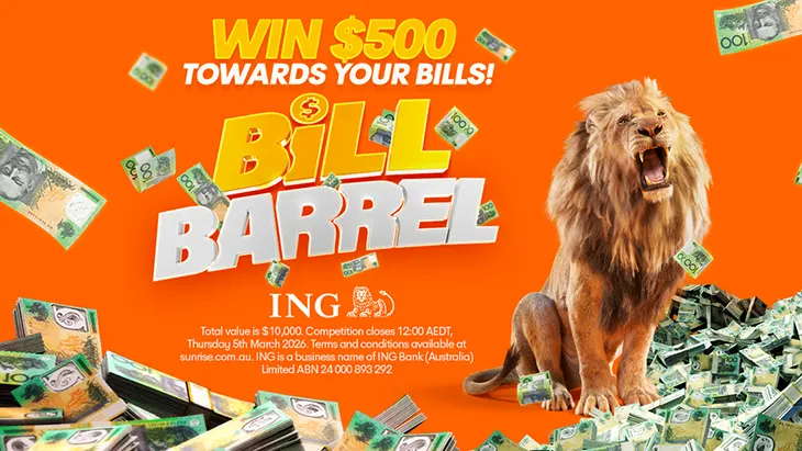 Sunrise Bill Barrel - Win 1 of 20 $500 towards your next bill!