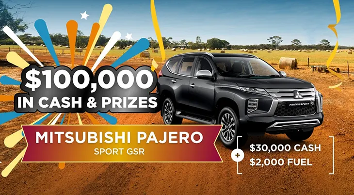 Sunshine Lottery - Win a Mitsubishi Pajero Sport GSR!