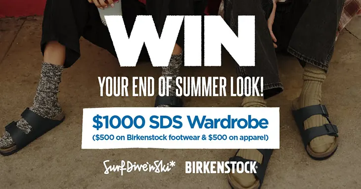 Surf Dive 'n Ski - Win a $1000 SDS wardrobe!