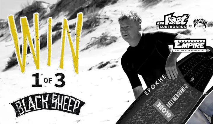 Surfboard Empire - Win 1 of 3 Black Sheep Surfboards!