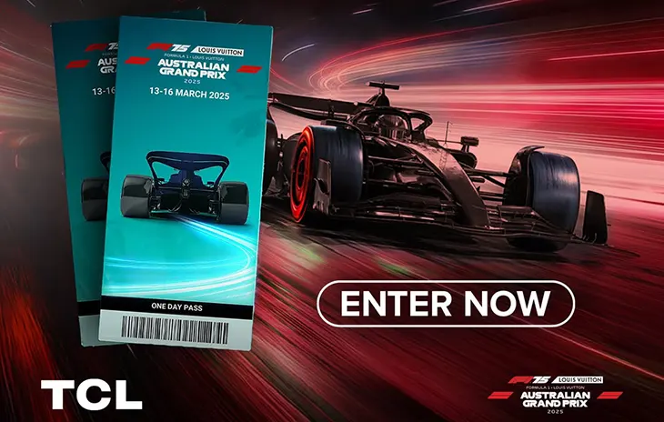TCL - Win tickets to Australian Grand Prix!