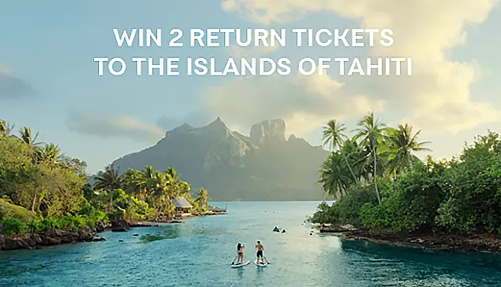 Tahiti Tourisme - Win two return tickets to Tahiti!