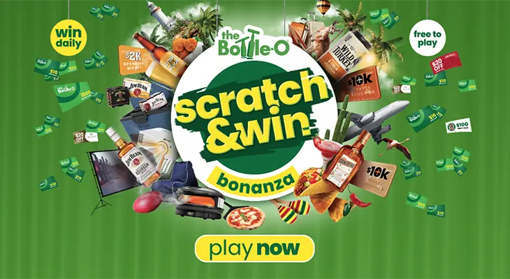 The Bottle-O Bonanza - Scratch and Win Daily!
