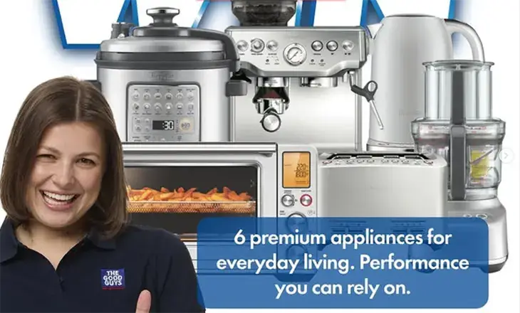 The Good Guys - Win 1 of 2 Breville appliances packs!