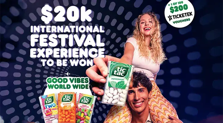 Tic Tac - Win a $20K Festival experience!