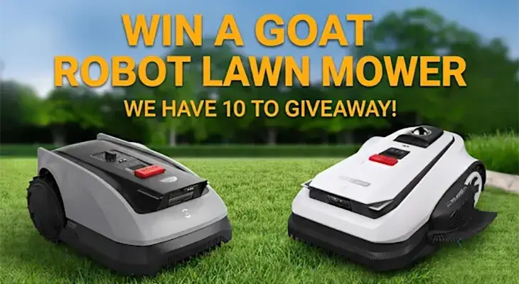 Today Show - Win 1 of 10 Goat Robot Lawn Mowers!