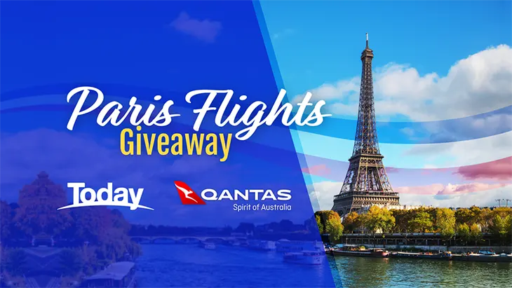 Today Show - Win 2 return Qantas flights to Paris!