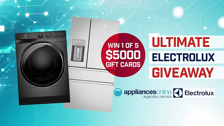 Today – Win 1 of 5 $5K Appliances Online vouchers! Today - Win 1 of 5 $5K Appliances Online vouchers!
