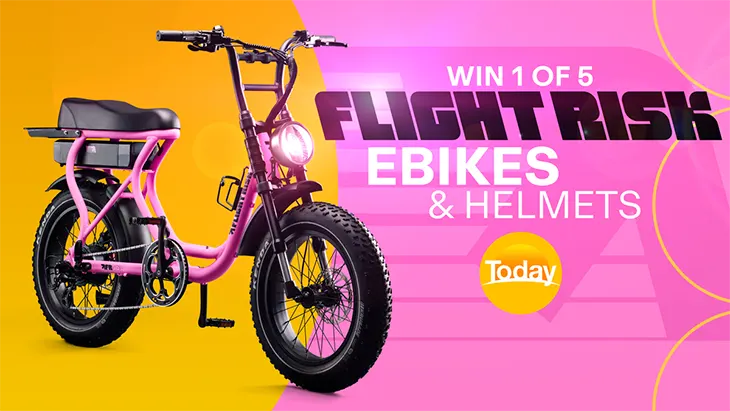 Today - Win 1 of 5 Flight Risk eBikes!