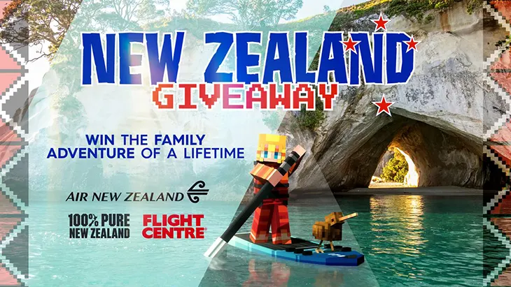 Today - Win a family trip to New Zealand!