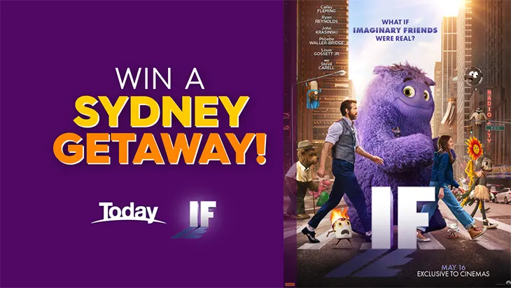 Today - Win a trip for 2 to Sydney!