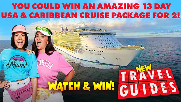 Travel Guides - Win a USA and Caribbean Cruise!