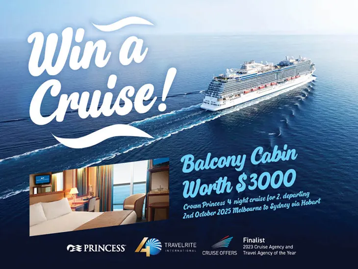 Travelrite International - Win a Crown Princess Cruise for 2!