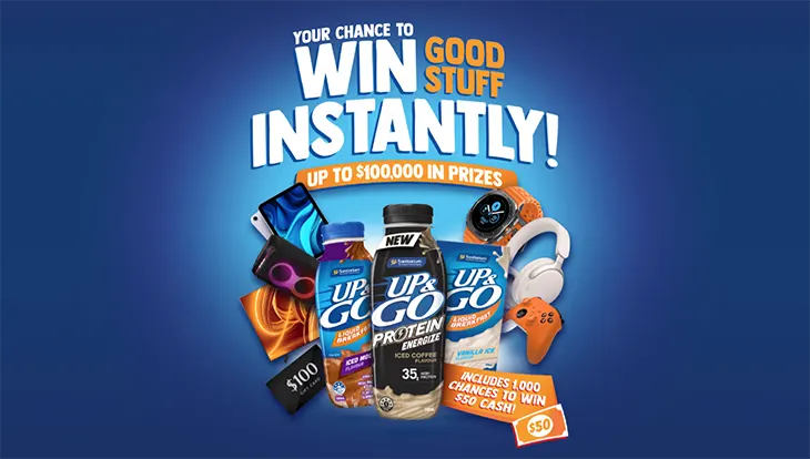 Up&Go Win Instantly up to $100K in Prizes!