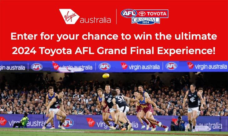 Virgin Australia - Win a 2024 Toyota AFL Grand Final Experience!