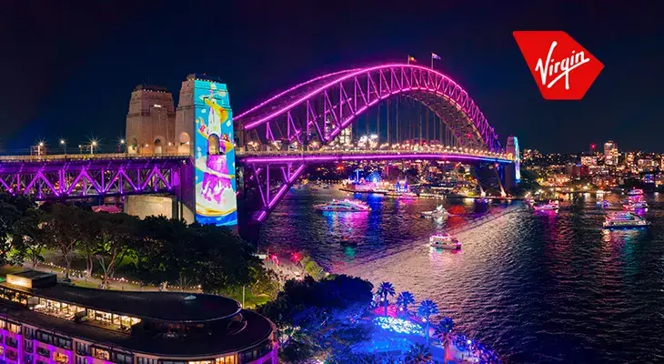 Virgin Australia - Win a Vivid Sydney experience!