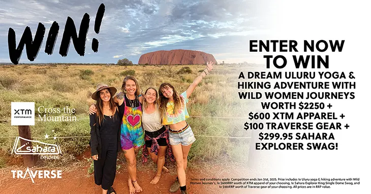 Wild Earth - Win a Uluru Yoga & Hiking adventure!