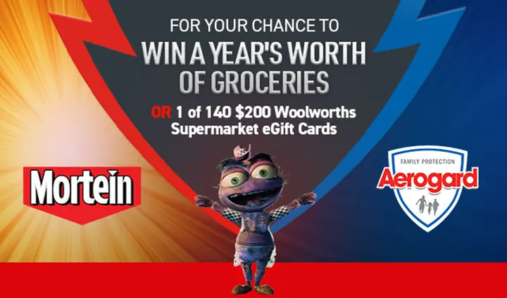 Woolworths Louie the Fly - Win a year’s worth of Groceries!