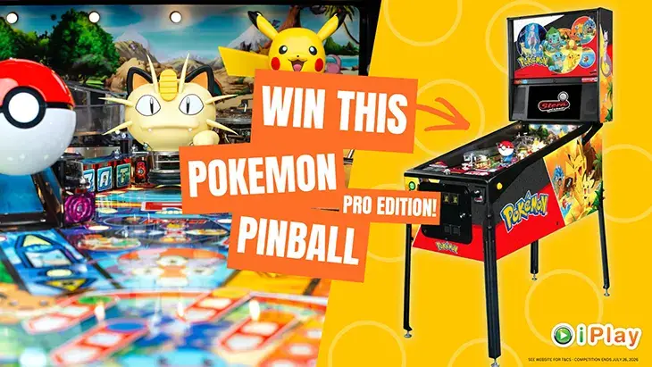 iPlay Australia - Win a Pokémon Pinball machine!